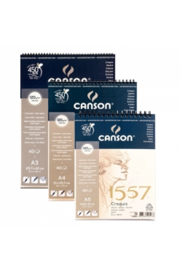 Альбом для графики на спирали Canson 1557 50 л 120 г