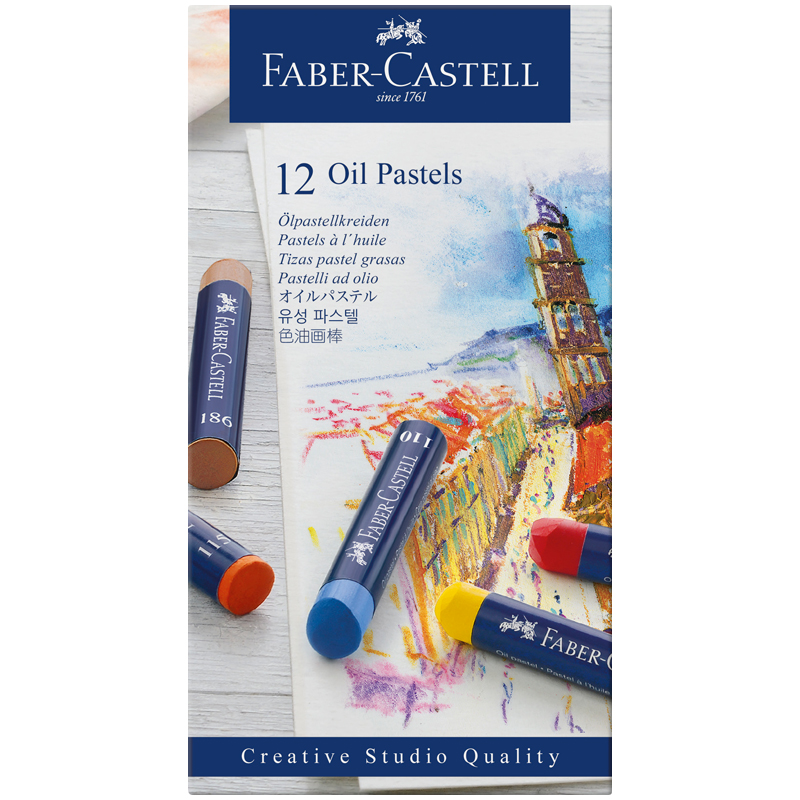 Набор масляной пастели Faber-castell Creative Studio 12 цв