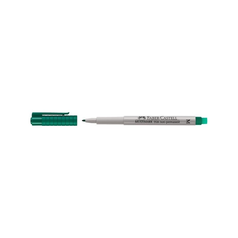 Ручка капиллярная Faber-Castell MULTIMARK 1 мм, для письма на пленке, зеленый