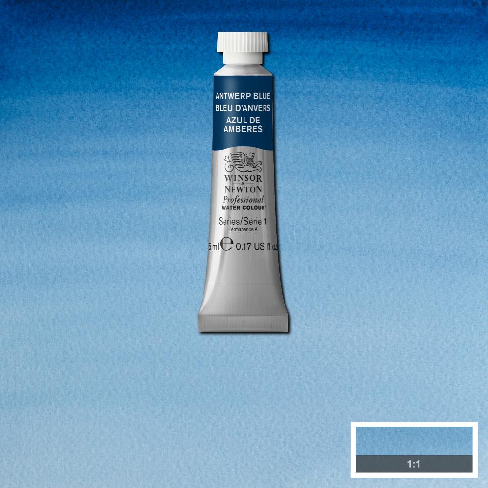 Акварель Winsor&Newton Professional в тюбике 5 мл Антверпен синий