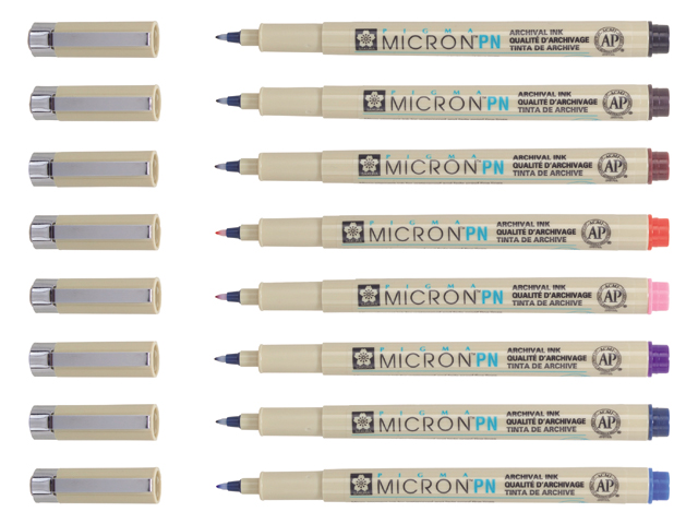 Ручка капиллярная Sakura PIGMA MICRON PN 0,4 мм - 0,5 мм все цвета