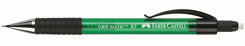 Карандаш механический Faber-Castell GRIP MATIC 1375 0,7 мм, зеленый корпус