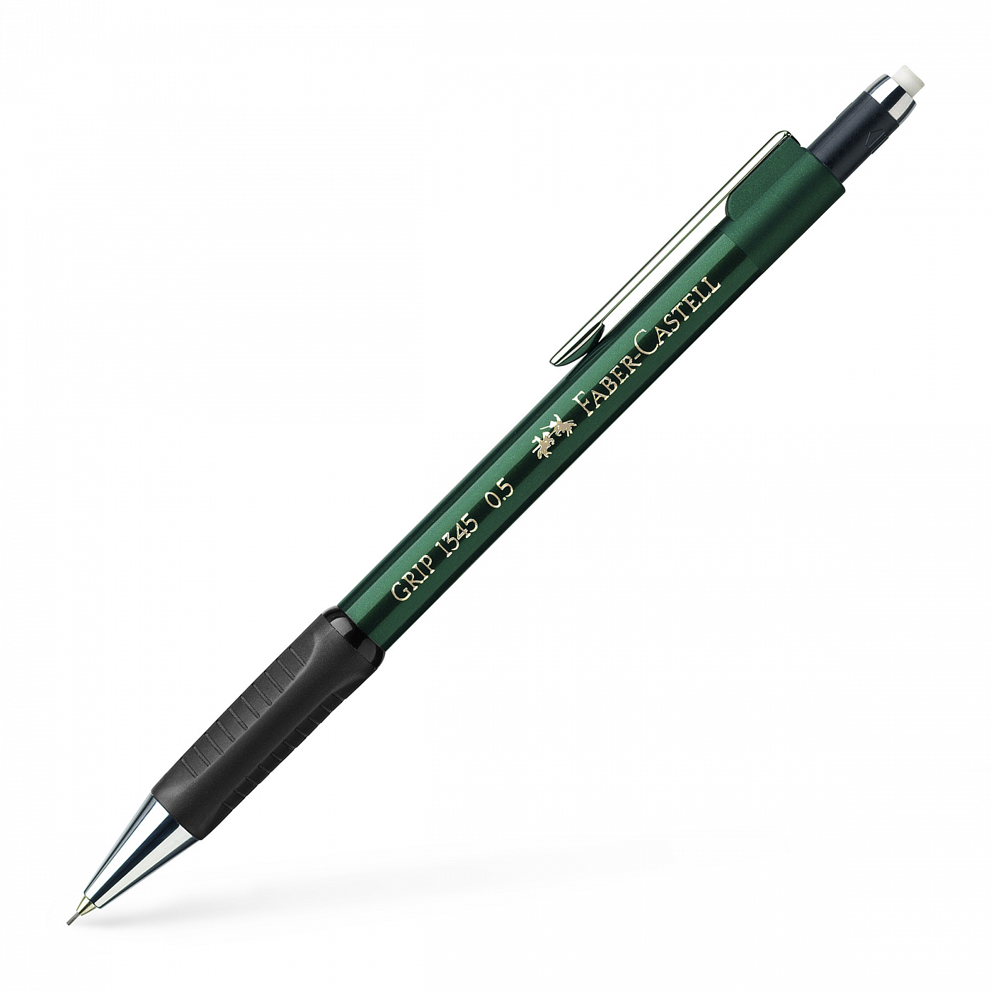 Карандаш механический Faber-Castell GRIP1345 0,5 мм, зеленый корпус