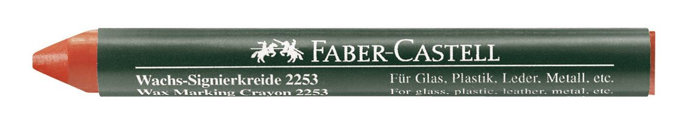 Мелок восковой Faber-castell Красный