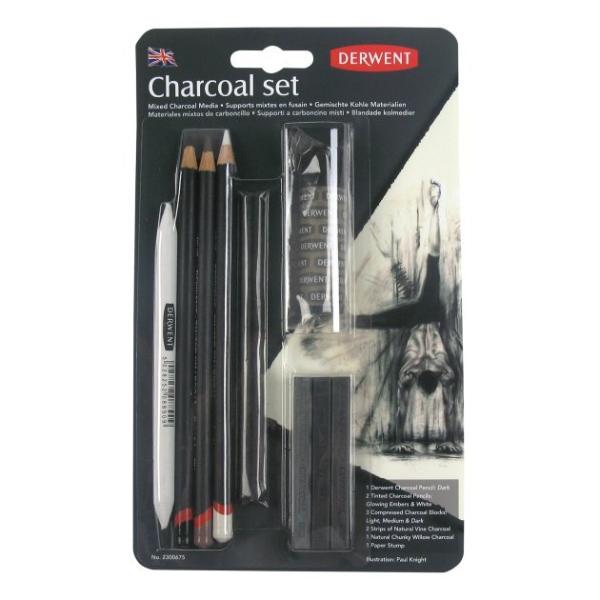 Набор графических материалов Derwent Charcoal Set в блистере