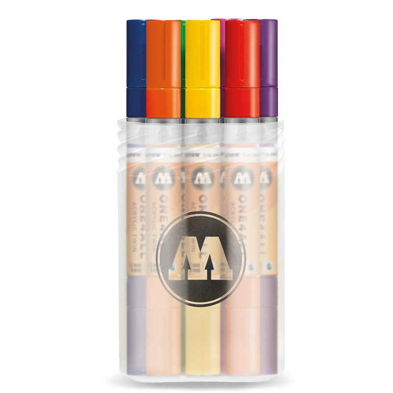 Набор маркеров Molotow ONE4ALL Acrylic Twin Main-Kit 1, 12 шт