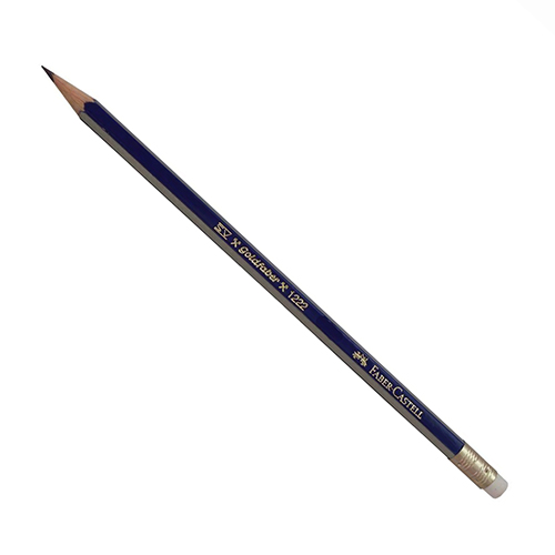 Карандаши чернографитные Карандаш чернографитный Faber-Castell GOLDFABER 1222 с ластиком B