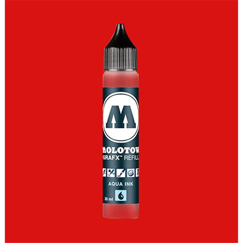 Заправка для маркеров Molotow AQVA GRAF-X 30 мл Красный