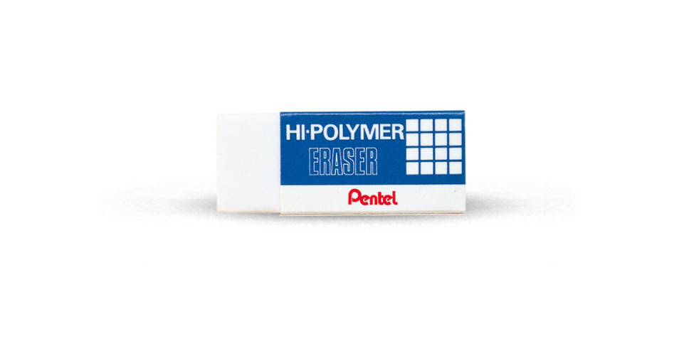 Ластик Pentel Hi-Polymer Eraser 43х17,5х11,5 мм