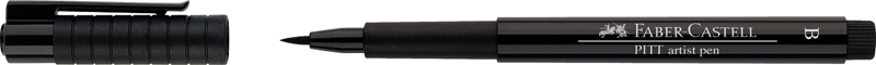 Ручка капиллярная Faber-Castell Pitt artist pen B, черный