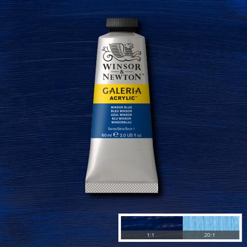 Акрил Winsor&Newton Galeria 60 мл Винзорский синий