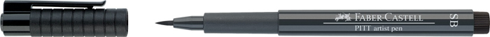 Ручка капиллярная Faber-Castell Pitt artist pen SB, холодный серый 6
