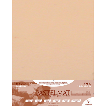 Бумага для пастели Clairefontaine Pastelmat 50x70 см, 360 г Маис