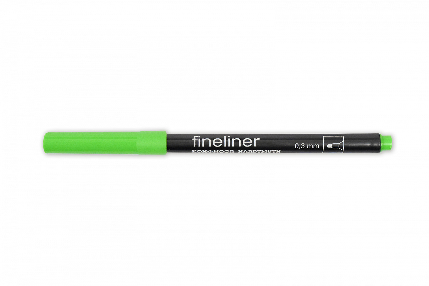 Линер Koh-I-Noor Fineliner 0,3 мм, зеленый светлый