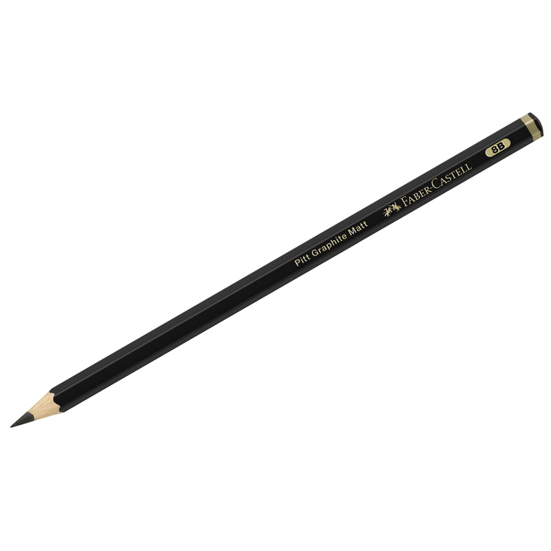 Карандаш чернографитный матовый Faber-Castell Pitt Graphite Matt 8В