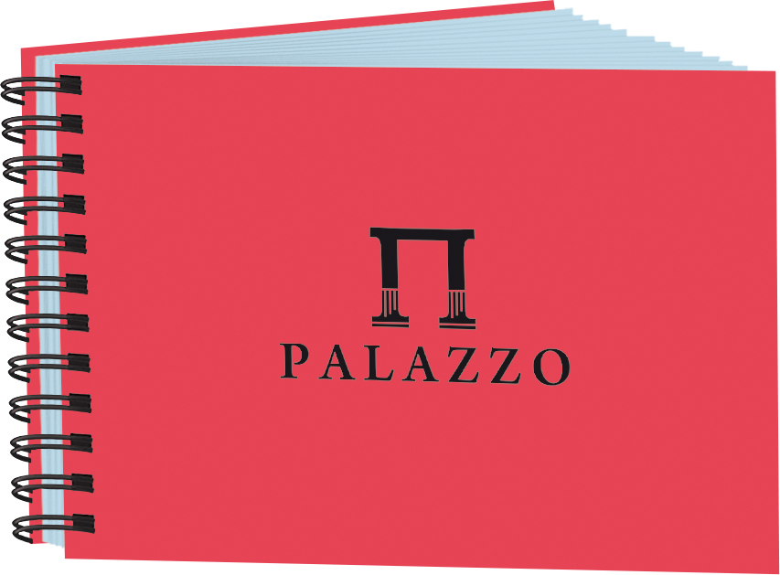 Блокнот для эскизов Лилия Холдинг PALAZZO А5 60 л бумага рисовальная серая