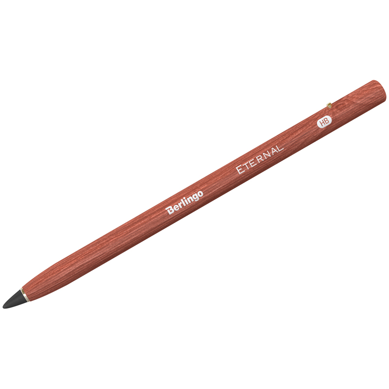 Вечный карандаш Berlingo Eternal с металлическим наконечником, цвет корпуса натуральное дерево