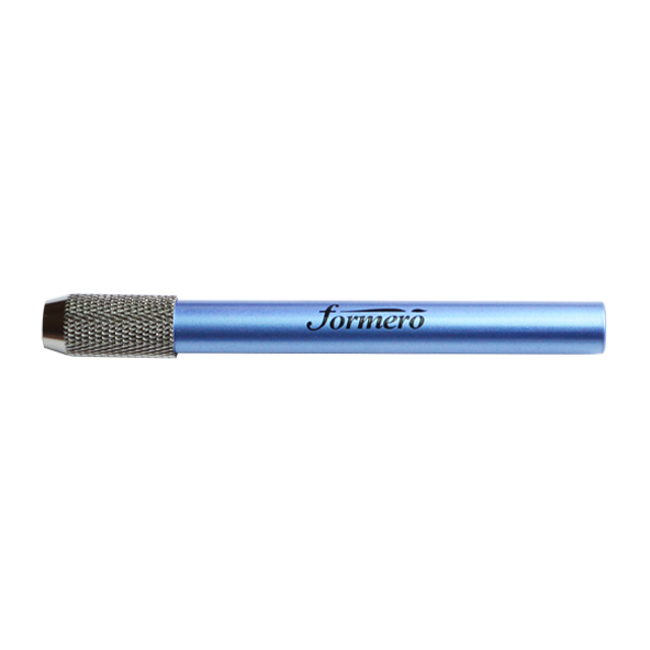 Держатель-удлинитель для карандаша металлический FORMERO, цвет голубой металлик, d зажима - 7 мм