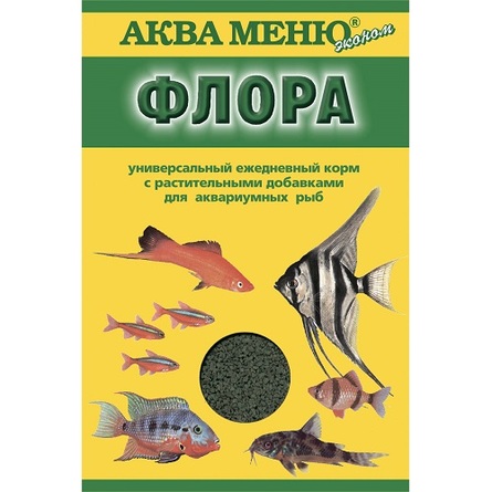 Аква Меню Флора корм с растительными добавками для рыб, 35 гр