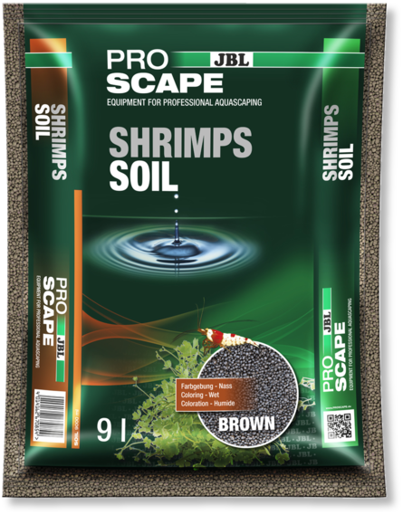 Аквариумные растения  ЛеМуррр JBL ProScape ShrimpsSoil BROWN - Специальный грунт для аквариумов с креветками, коричневый, 9 л, 9045