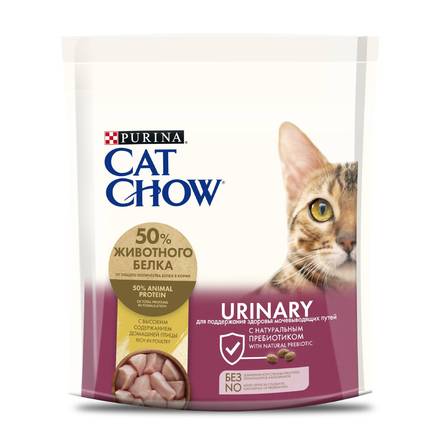 Сухой корм Cat Chow® для здоровья мочевыводящих путей, с высоким содержанием домашней птицы, Пакет, 400 гр