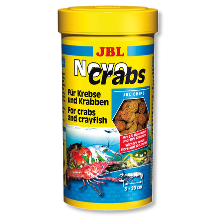 JBL NovoCrabs Корм для панцирных ракообразных, чипсы, 250 мл