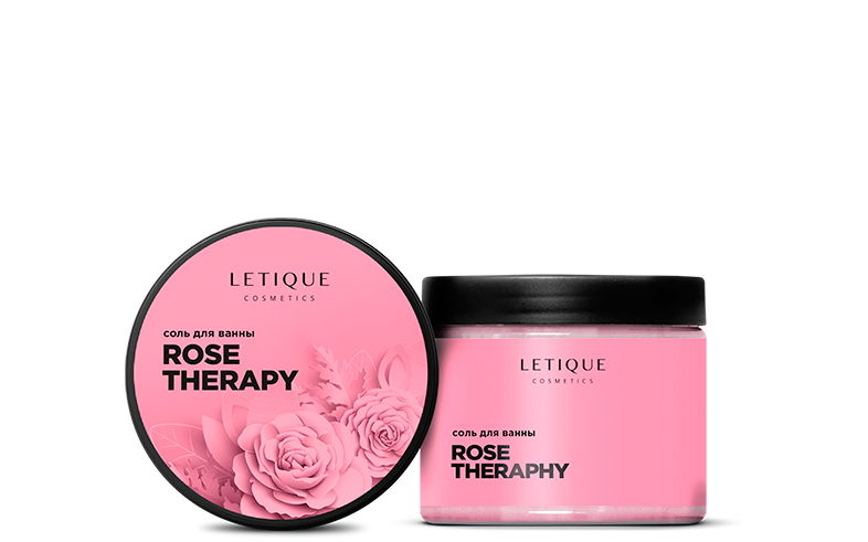 Letique Relax-соль для ванн ROSE THERAPY, 450 г