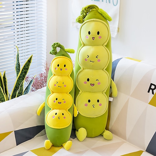 Pea Pillows Plush Toy Long Leg Decorative Toss Pillows Sleeping Doll Girl's Birthday Gift Caterpillar Scratching Doll