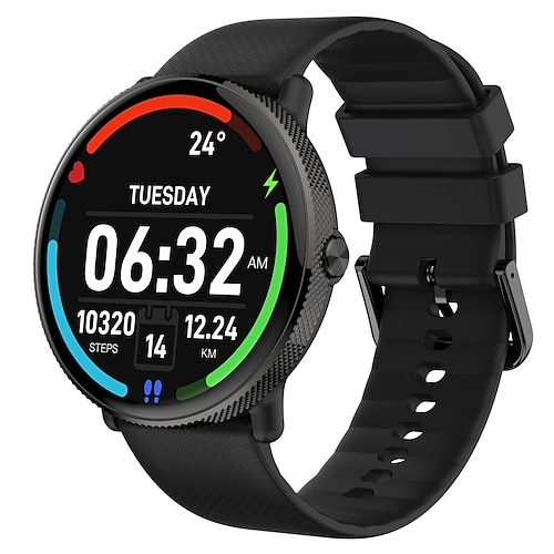 696 S61 Smart Watch 1.43 inch Smartwatch Fitness Running Watch Bluetooth Pedometer Call Reminder Sleep Tracker Compatible with Android iOS Women Men Hands-Free Calls Message Reminder Always on Display