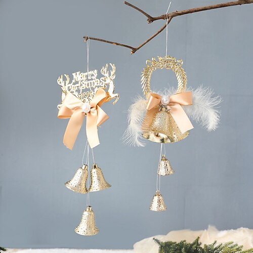 Christmas Pendants Large Bell Sign Pendants Christmas Decorations Cross-Border Window Decorations