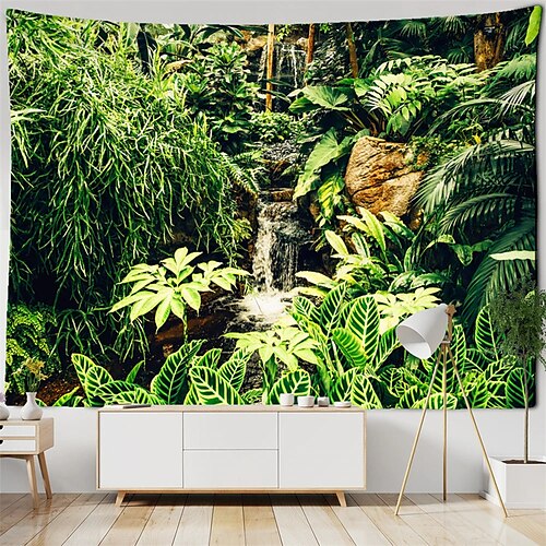 Landscape Forest Hanging Tapestry Wall Art Large Tapestry Mural Decor Photograph Backdrop Blanket Curtain Home Bedroom Living Room Decoration