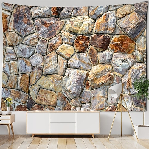 Rock Wall Hanging Tapestry Wall Art Large Tapestry Mural Decor Photograph Backdrop Blanket Curtain Home Bedroom Living Room Decoration