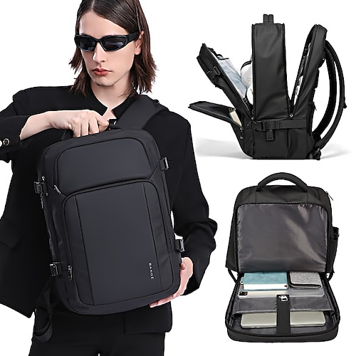 School Backpack Bookbag Solid Color for Student Boys Girls Multi-function Water Resistant Wear-Resistant Oxford Cloth School Bag Back Pack Satchel 24.56/22.17 inch
