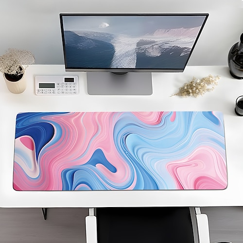 Landscape Mouse Pad, Extra Large Professional Mouse Pad Non-Slip Stitched Edges Computer Desk Mat