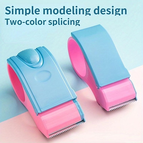 1pc Packing Tape Dispenser, Ergonomic Tape Gun, Shipping Moving Mailing Box Sealing Carton Packaging, Lightweight Hand-held Heavy Duty Tape Cutter
