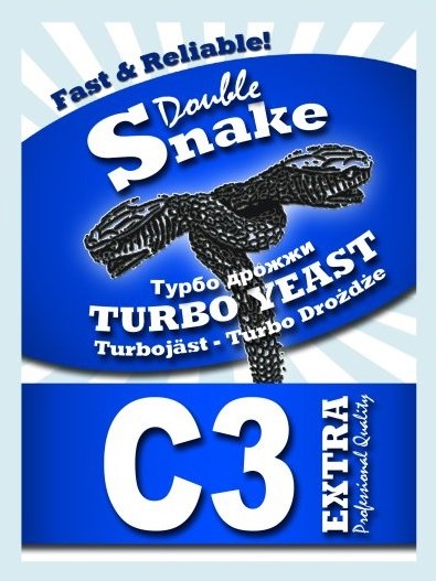 Ингредиенты  Русская Дымка Турбо дрожжи DoubleSnake C3