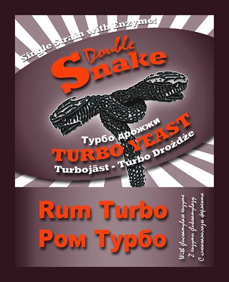 Ингредиенты  Русская Дымка Турбо дрожжи Double Snake Turbo Rum