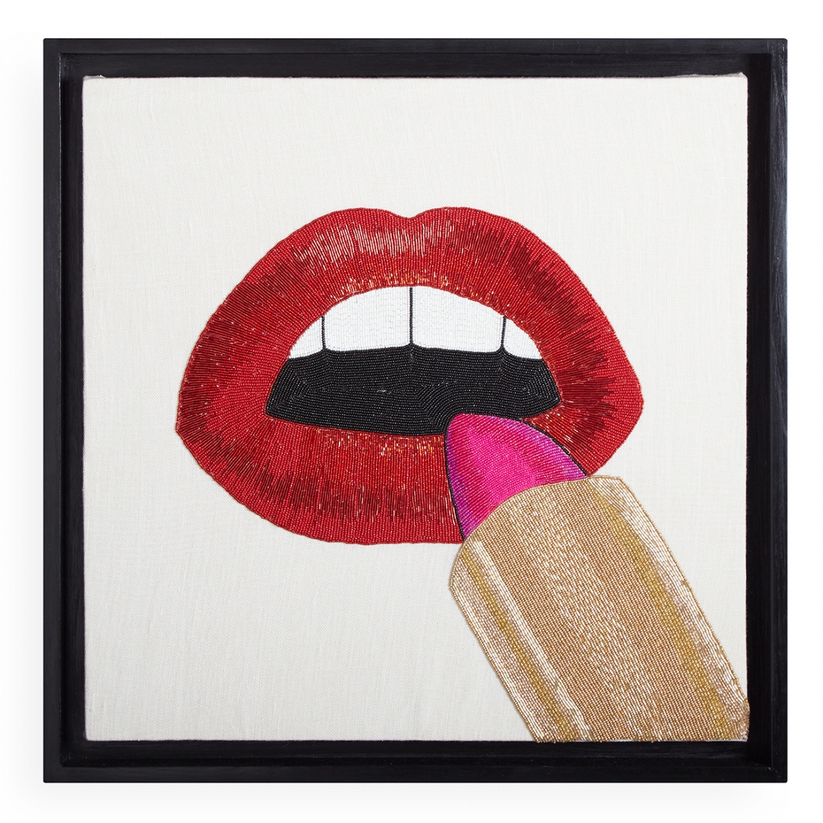 Панно Jonathan Adler LIPSTICK BEADED WALL ART