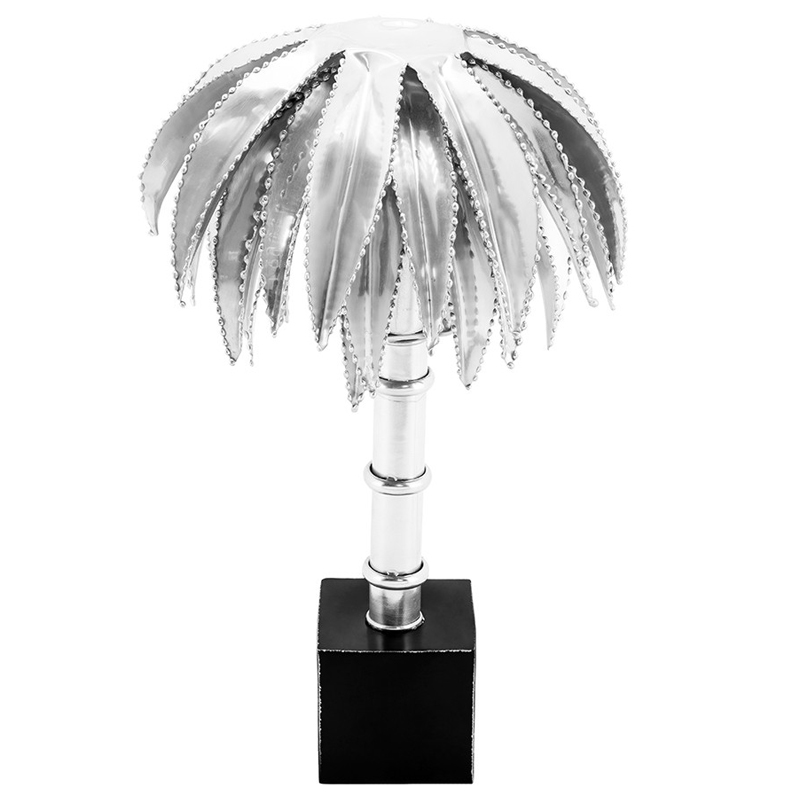 Настольная лампа TABLE LAMP PALMERY silver 30