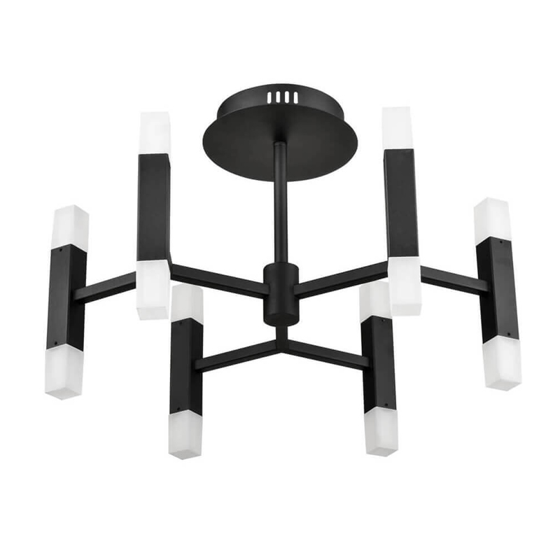 Потолочный светильник Rigor & Conciseness Lighting Angular Plafond Black d51