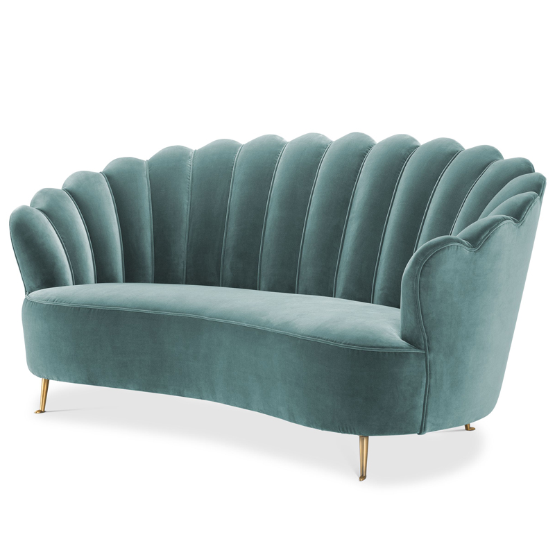 Диван Eichholtz Sofa Messina Turquoise