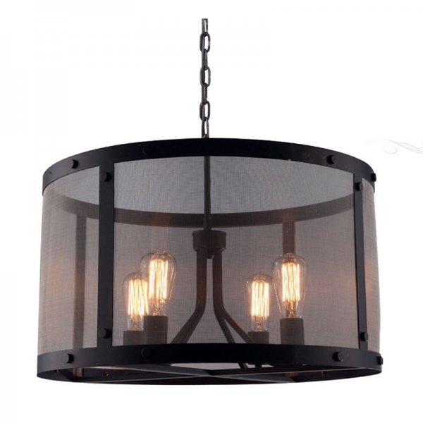 Люстра Loft Riveted Mesh Chandelier Round