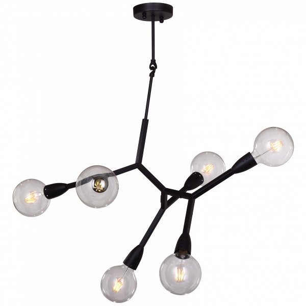 Люстра Polygon Chandelier 6 Black