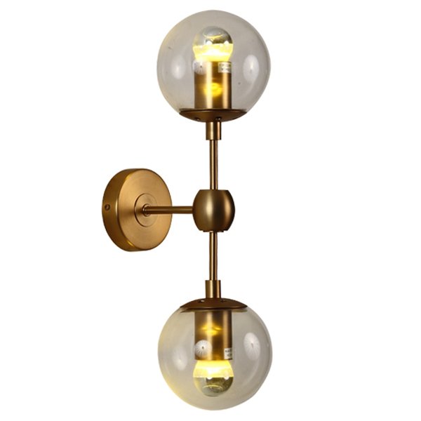 Бра Modo Sconce 2 Globes Gold