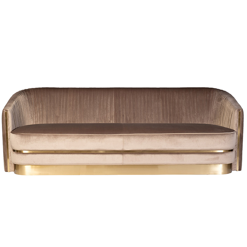 Диваны в гостиную Диван трехместный велюр Bolger sofa three-seater velvet