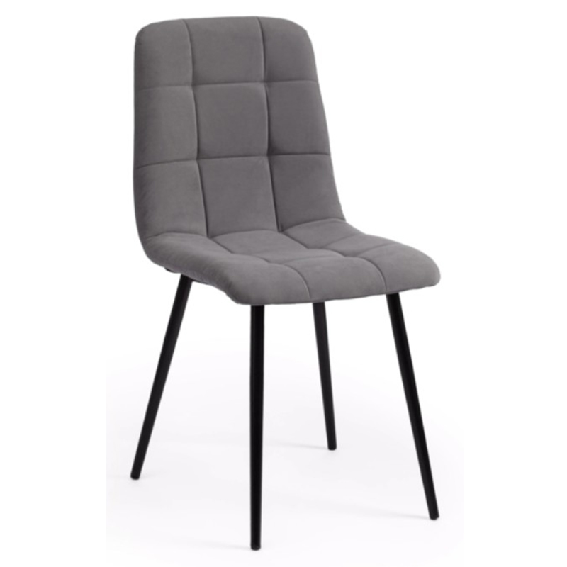 Стул Nancy Velour Grey Chair