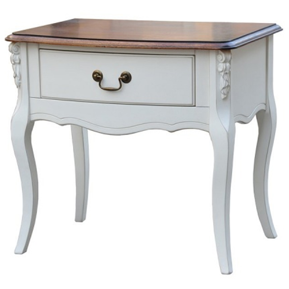   Loft Concept Прикроватная тумба в стиле прованс с ящиком Borde Montmartre Provence Bedside Table