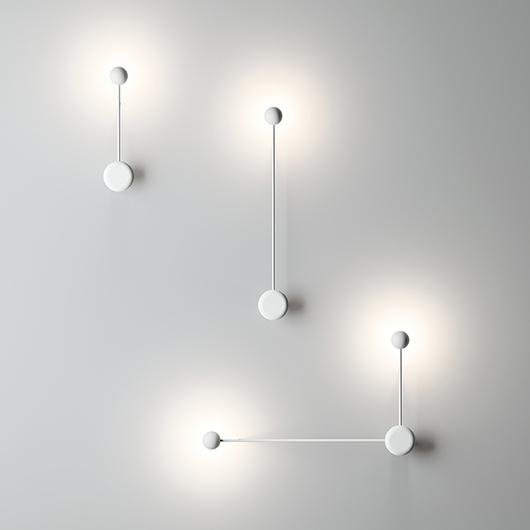 Бра Pin Wall Light White