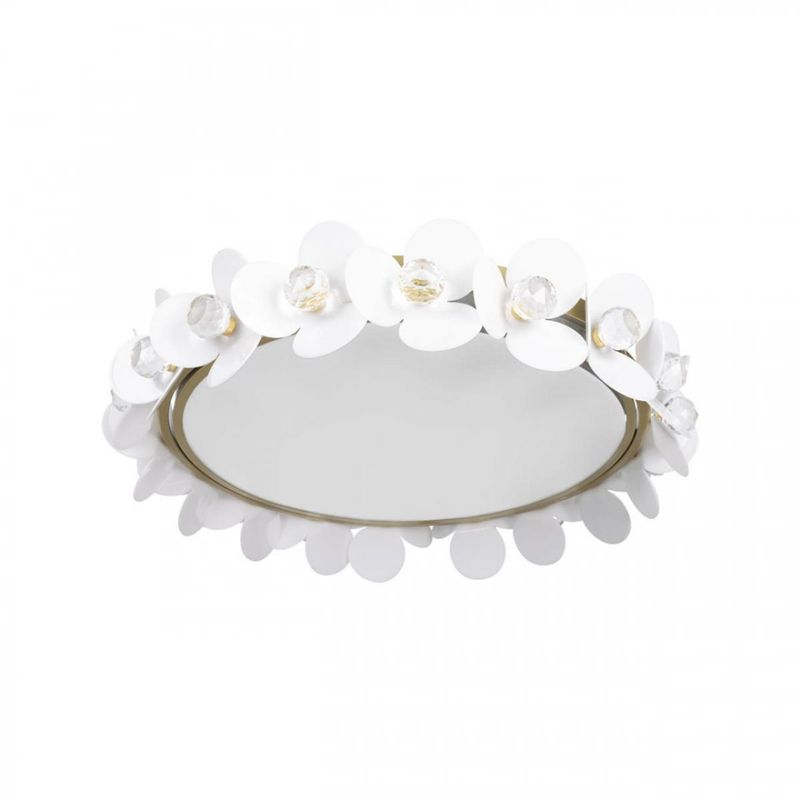 Потолочный светильник Белые Цветы White Flowers Ceiling lamp D 48