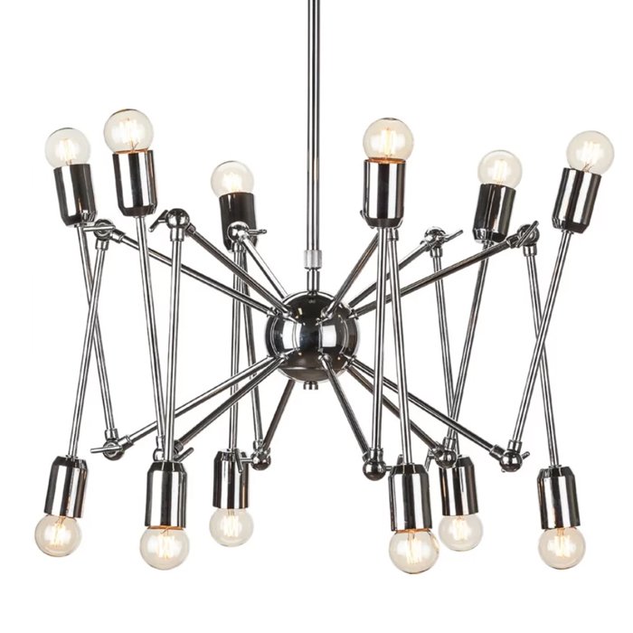 Подвесной светильник LOFT SPUTNIK CHANDELIER SPIDER Silver